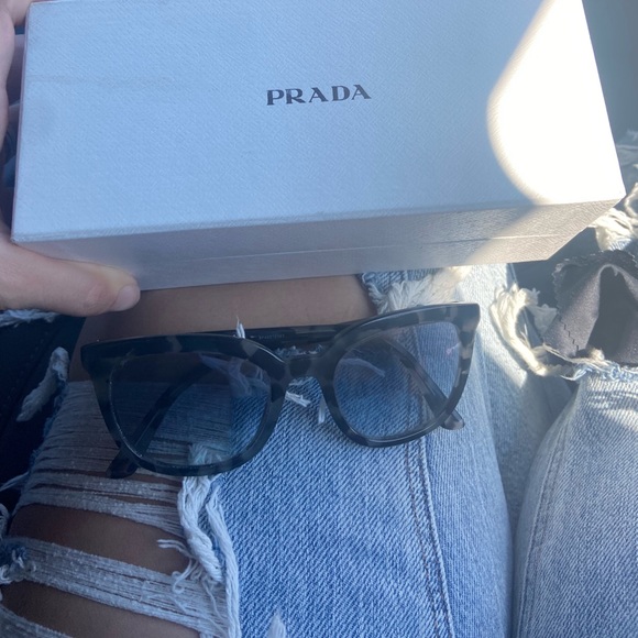 Prada sunglasses. Worn once! Super cute!!
